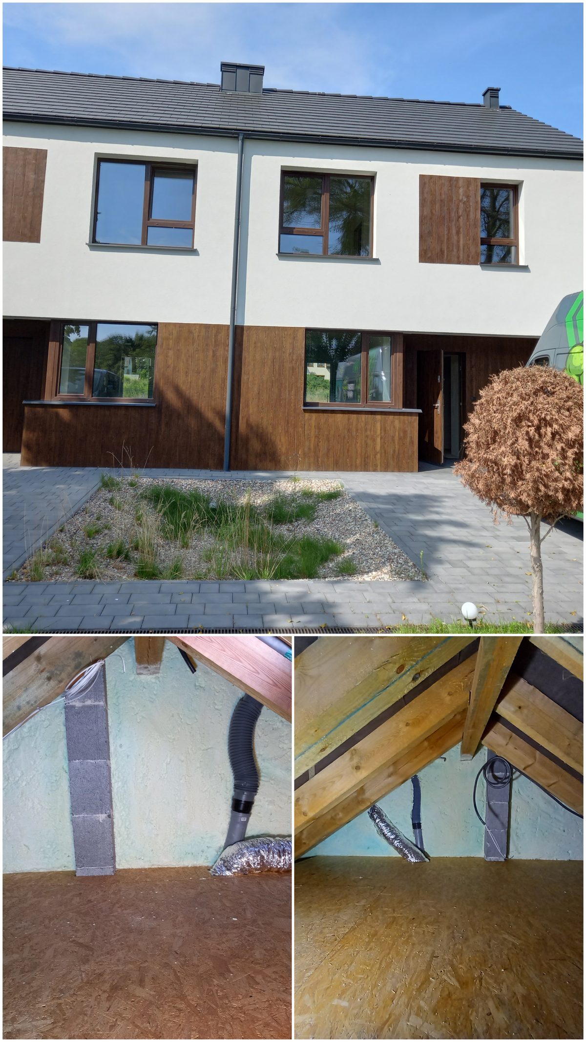 Ocieplenie poddasza w domu jednorodzinnym - realizacja OMEGAPUR